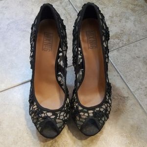 Mix No. 6 Peep Toe Lace Heels